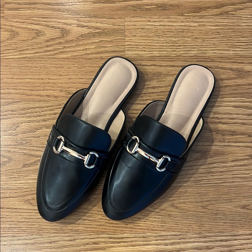 Black Slip-On Loafers